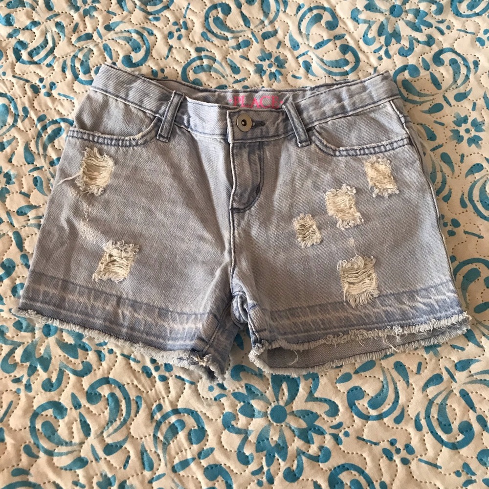Girls jean shorts